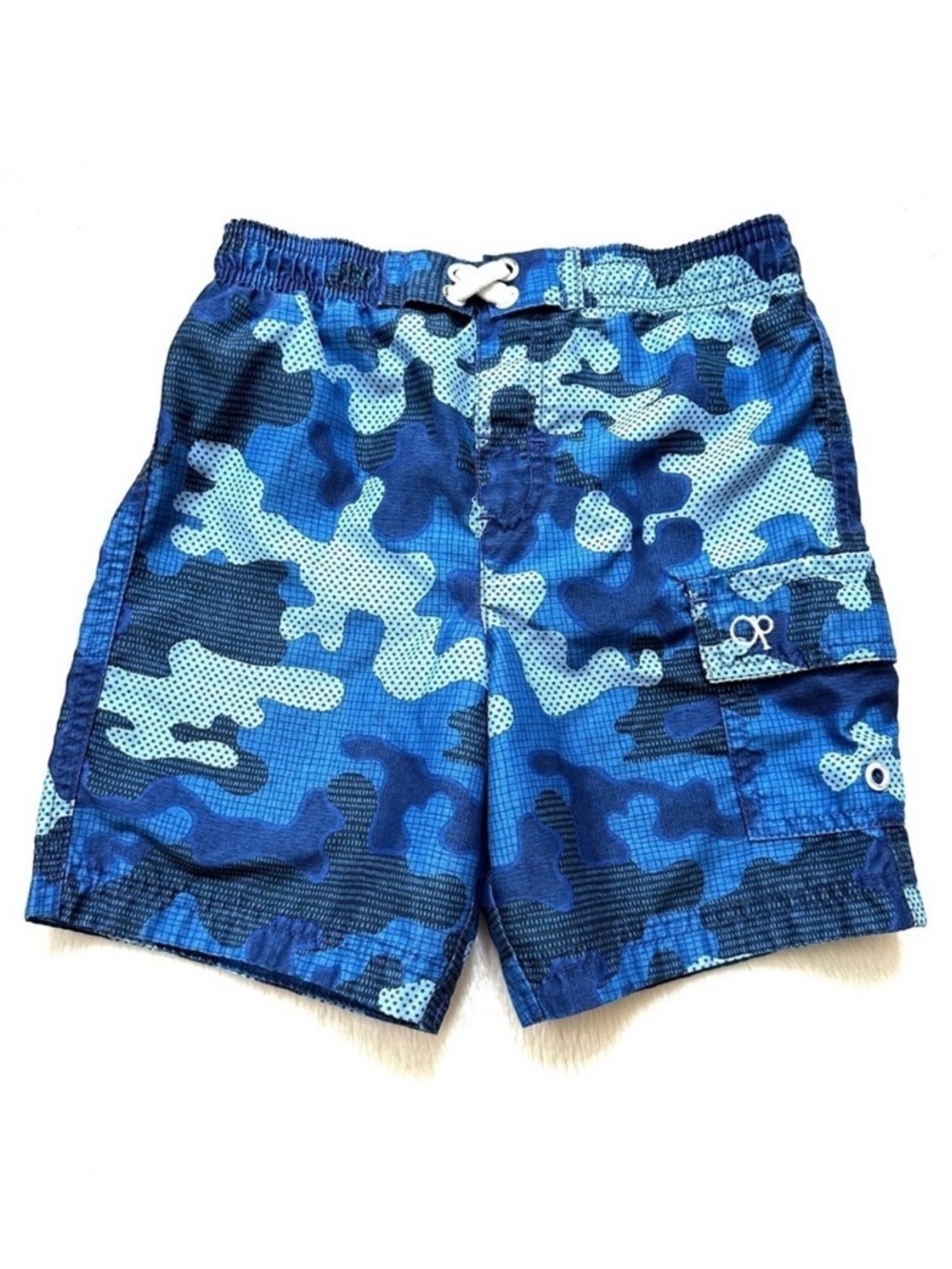 ⭐️ 5 for $25 OP Swim Shorts with Pocket Blue Camo Print Size 3T